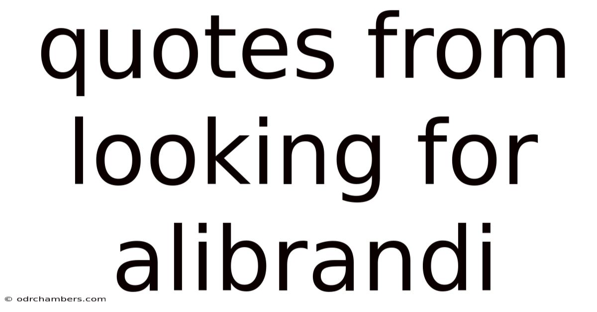 Quotes From Looking For Alibrandi