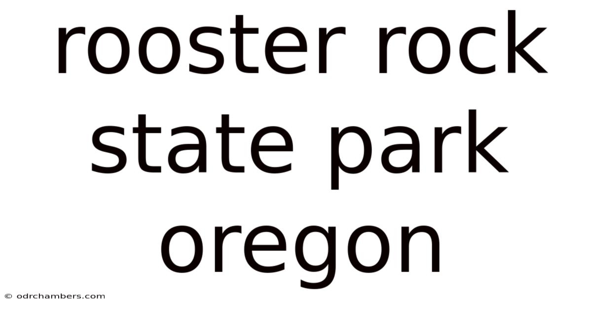 Rooster Rock State Park Oregon