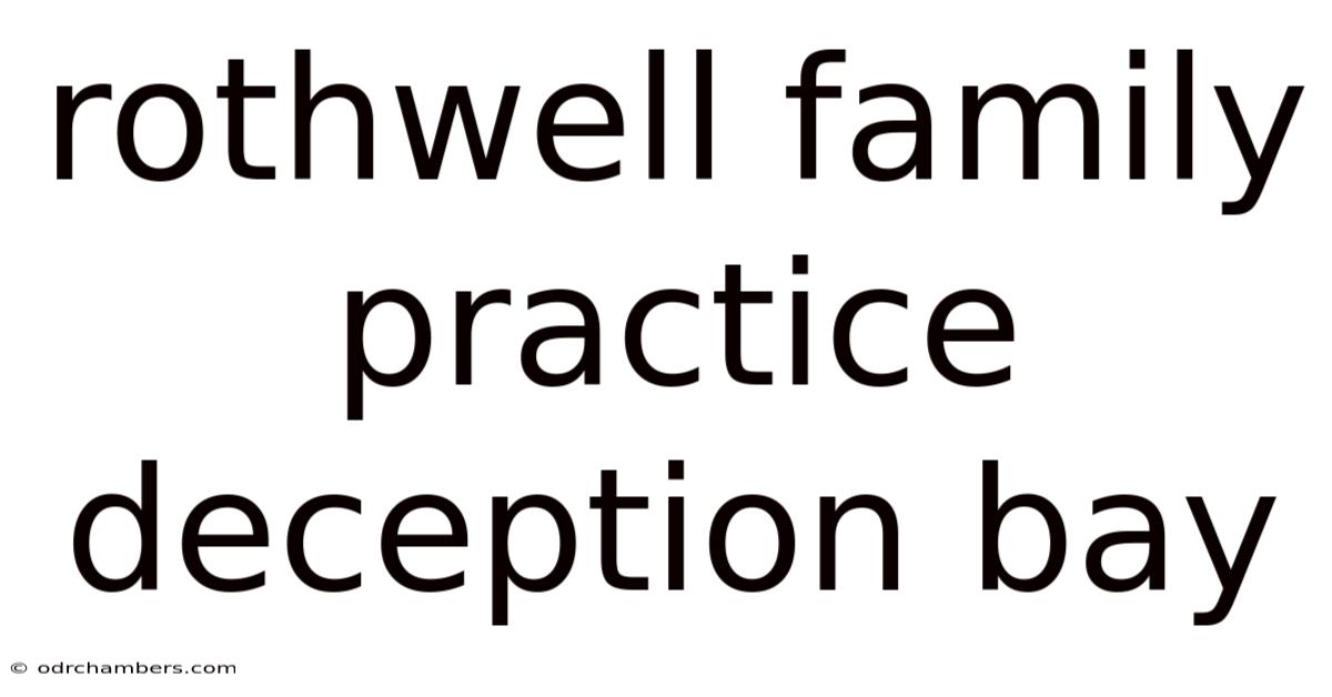 Rothwell Family Practice Deception Bay