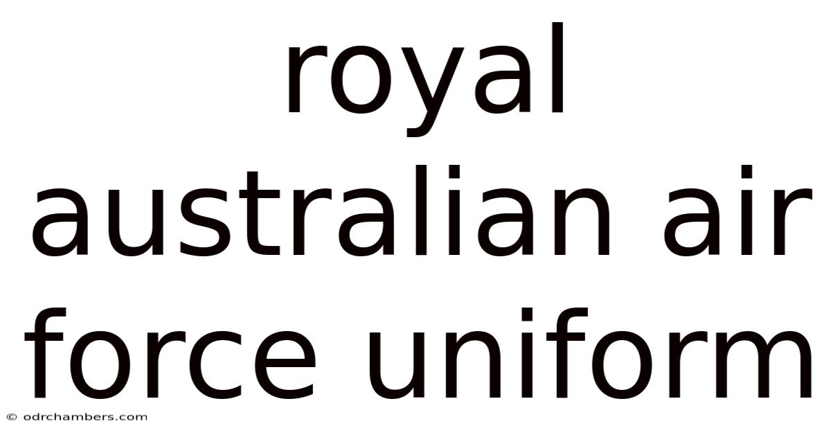 Royal Australian Air Force Uniform