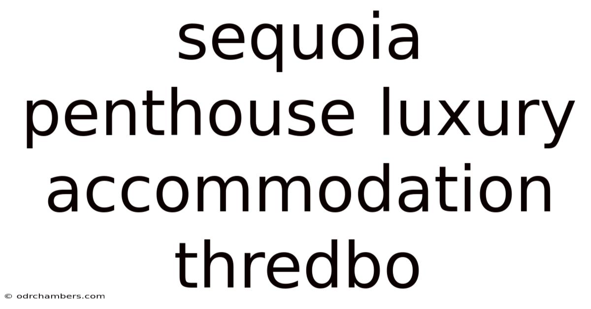 Sequoia Penthouse Luxury Accommodation Thredbo