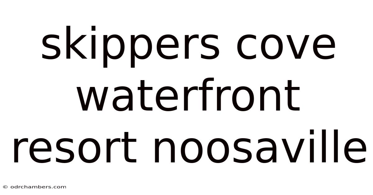 Skippers Cove Waterfront Resort Noosaville