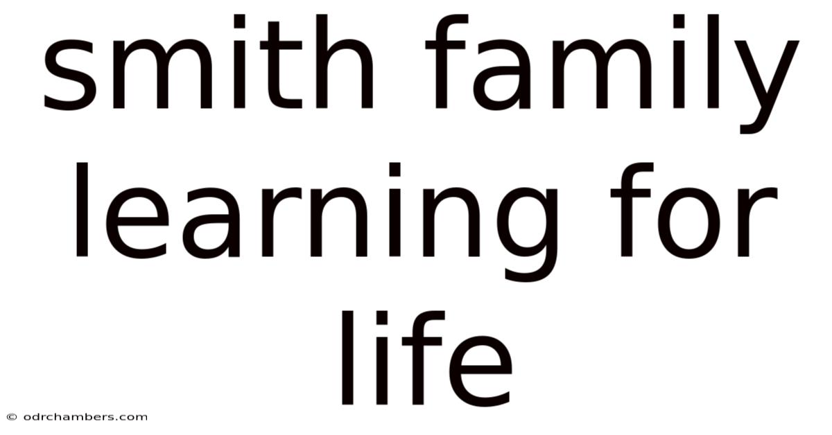 Smith Family Learning For Life
