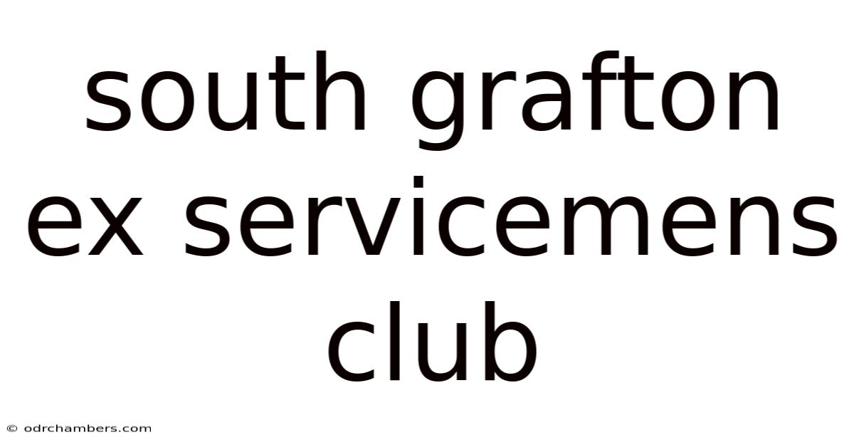 South Grafton Ex Servicemens Club