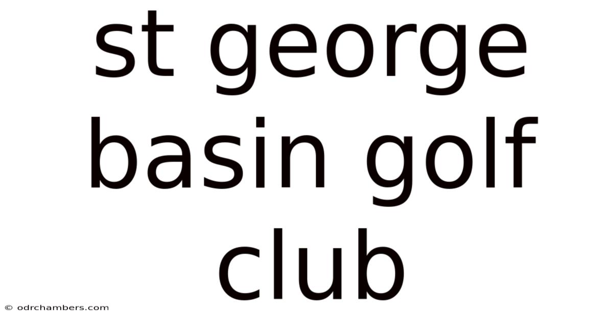 St George Basin Golf Club
