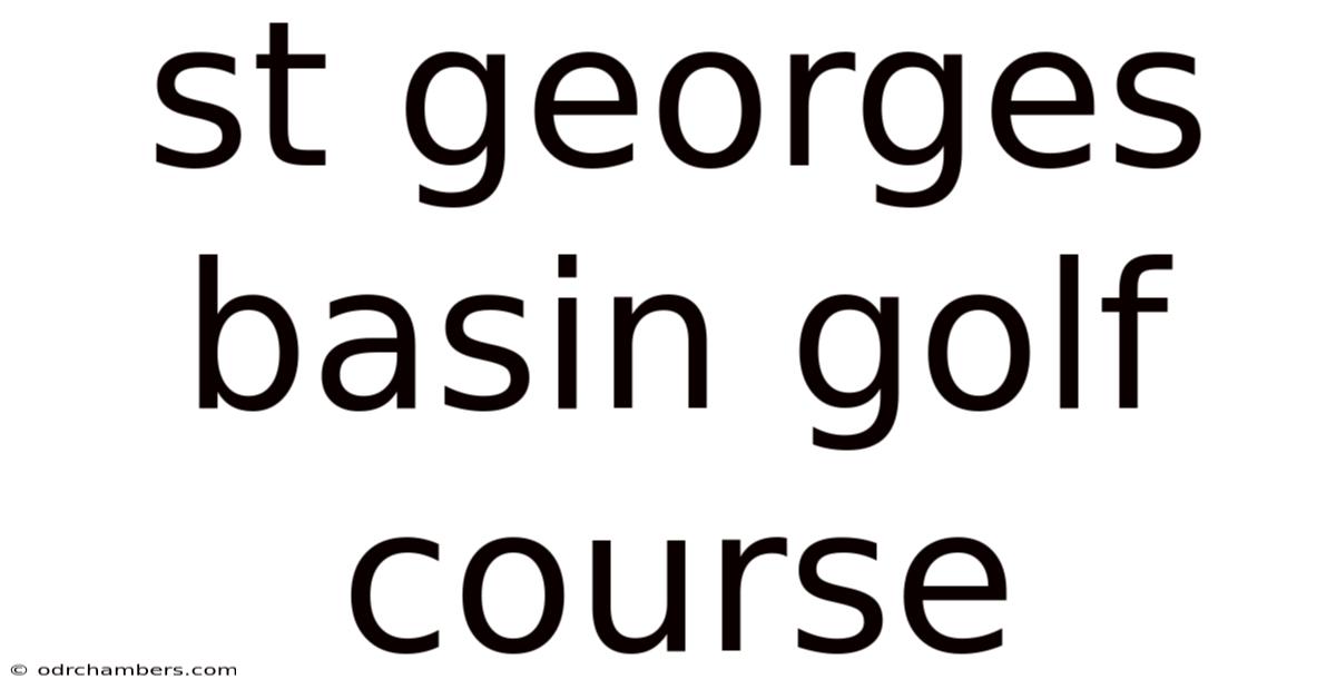 St Georges Basin Golf Course