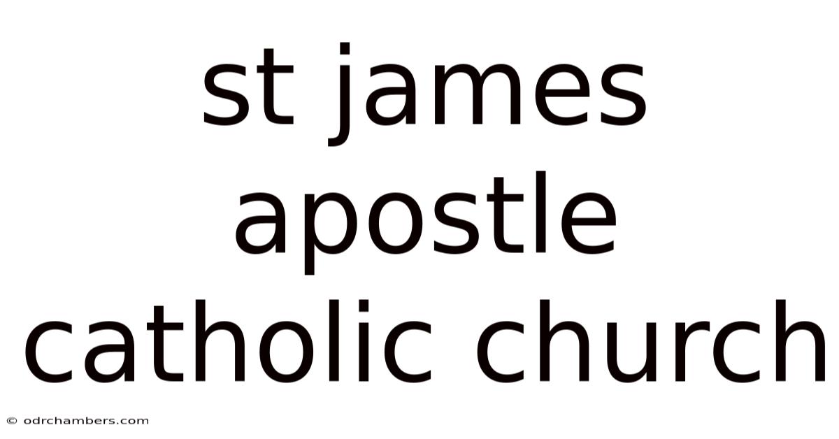 St James Apostle Catholic Church