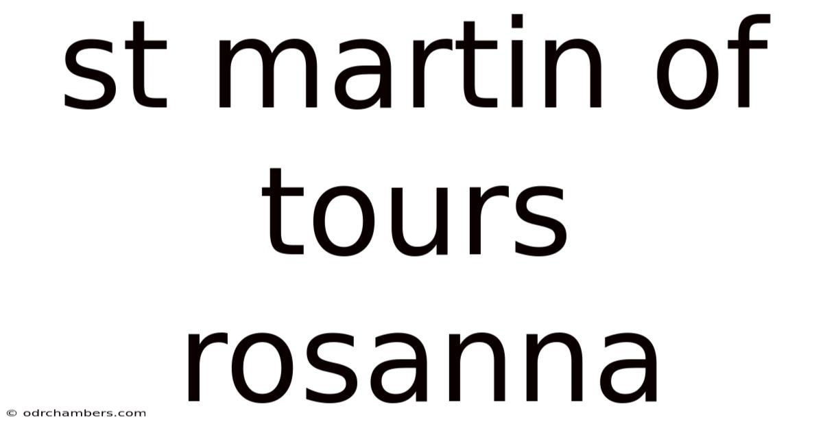 St Martin Of Tours Rosanna