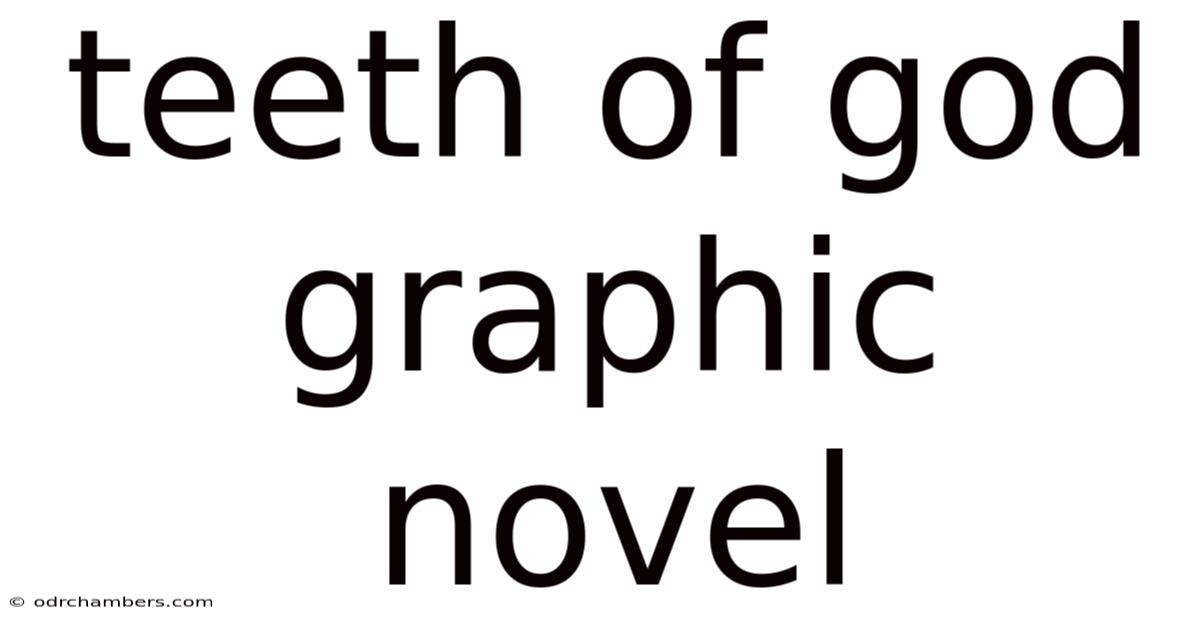 Teeth Of God Graphic Novel