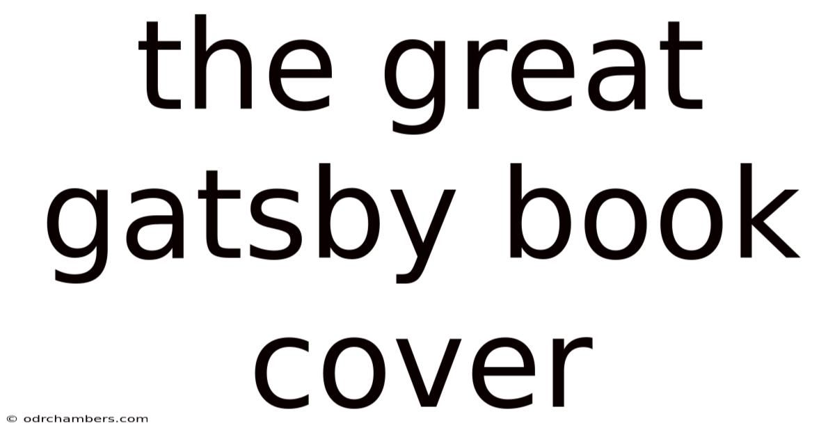 The Great Gatsby Book Cover