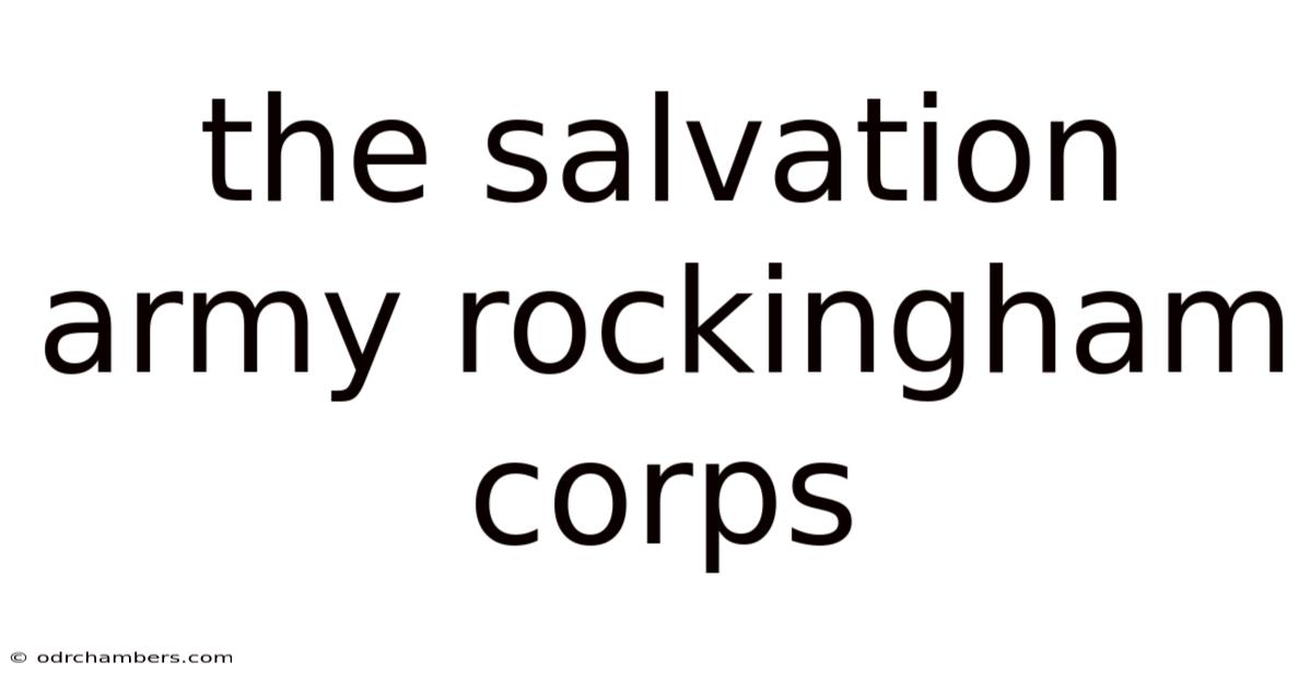 The Salvation Army Rockingham Corps