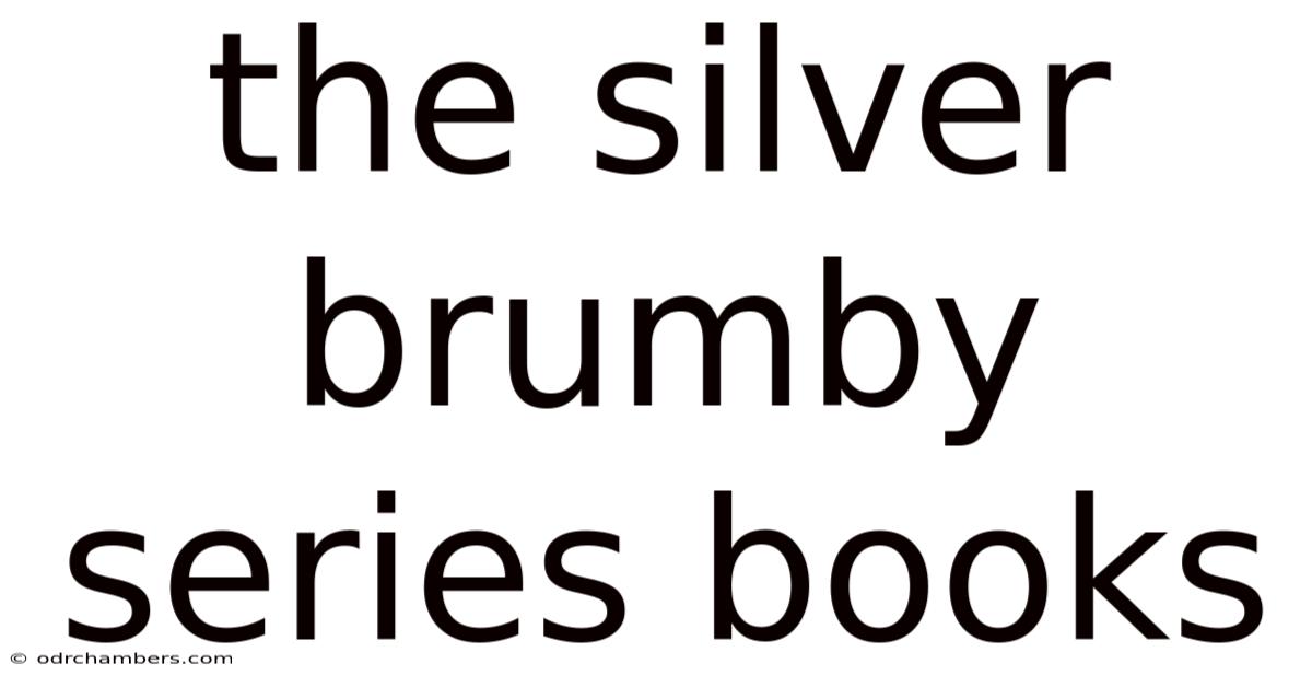 The Silver Brumby Series Books