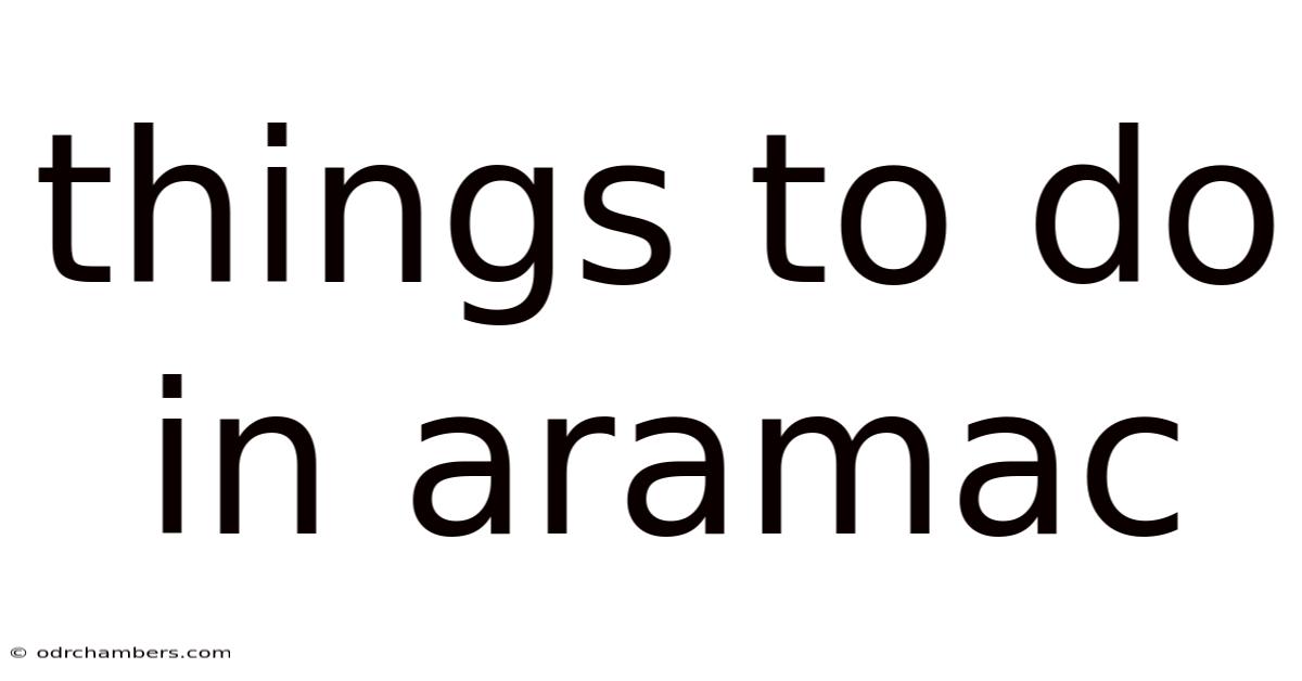 Things To Do In Aramac