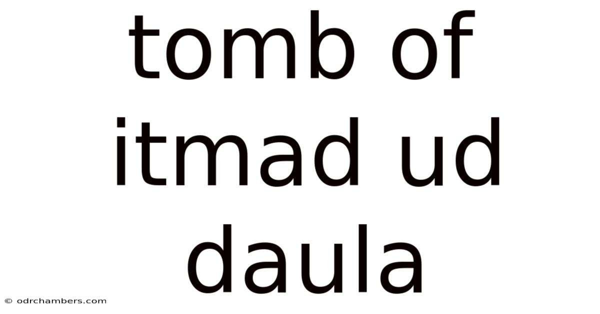 Tomb Of Itmad Ud Daula