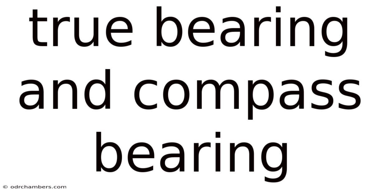 True Bearing And Compass Bearing