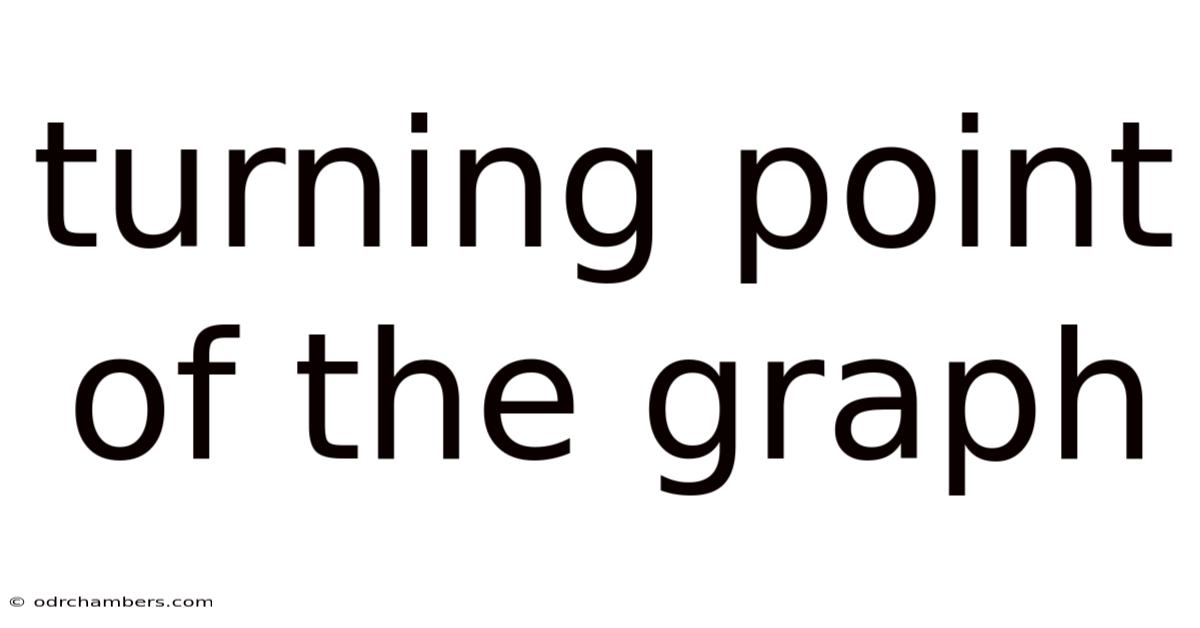 Turning Point Of The Graph