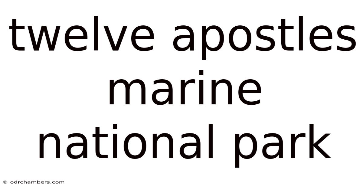 Twelve Apostles Marine National Park