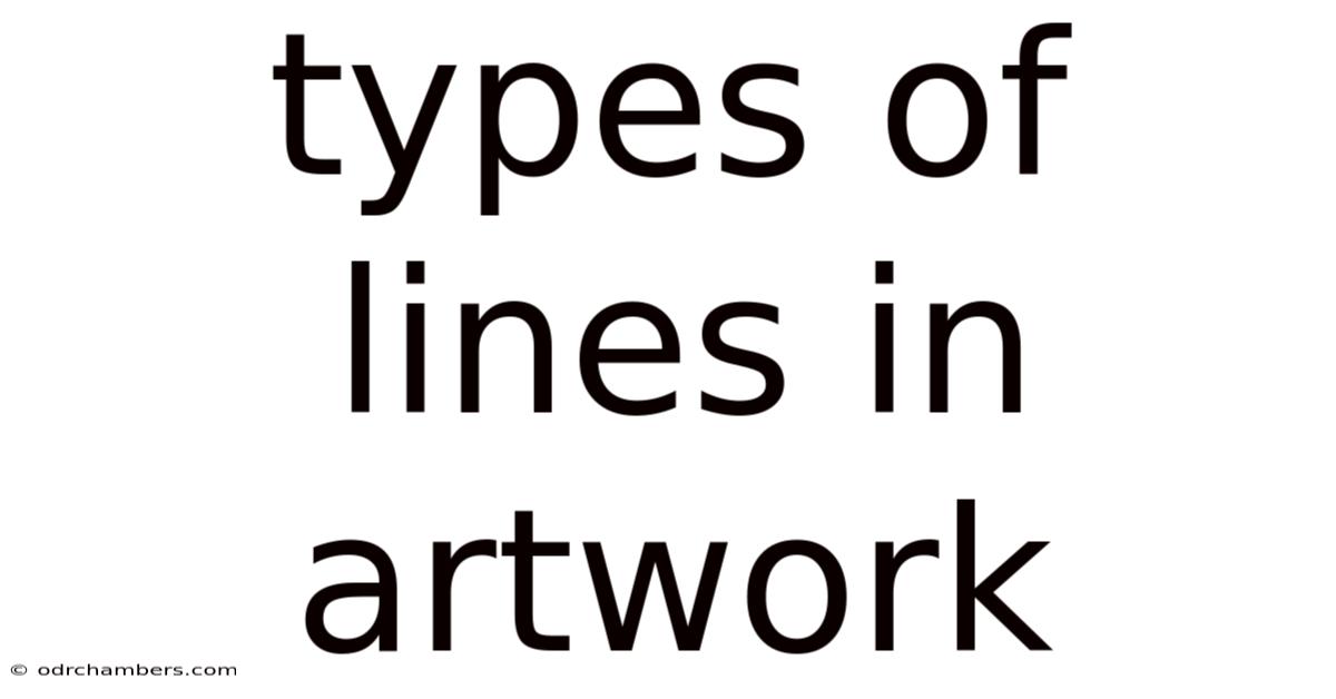 Types Of Lines In Artwork