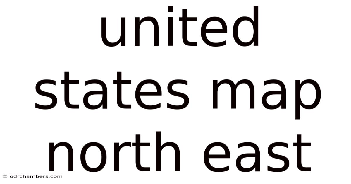 United States Map North East