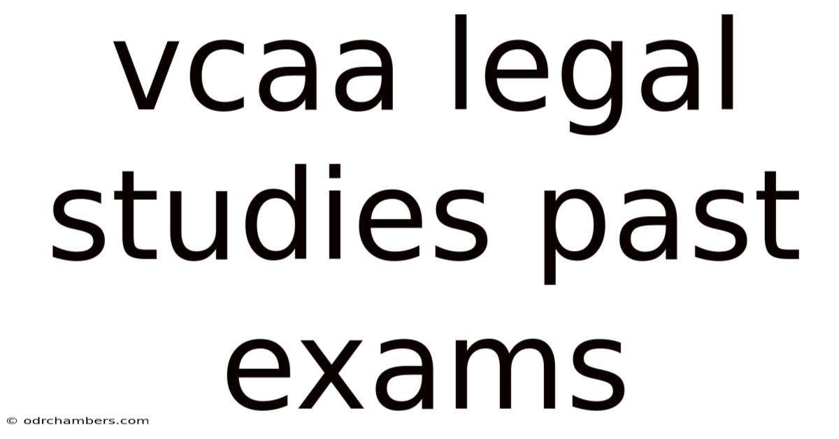 Vcaa Legal Studies Past Exams