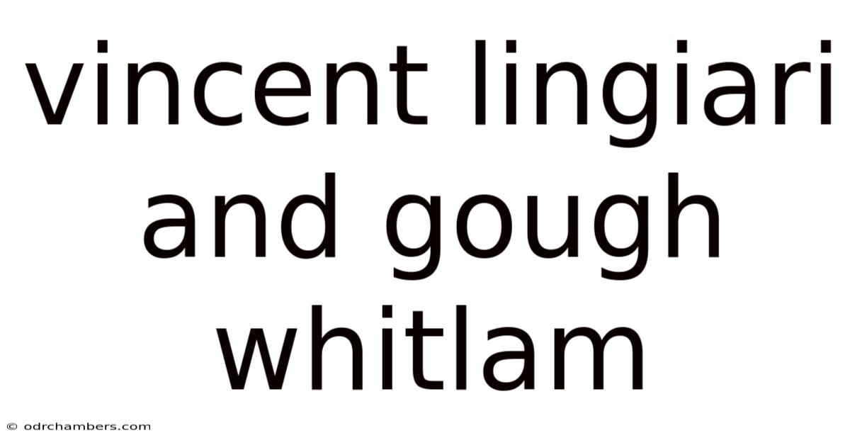 Vincent Lingiari And Gough Whitlam
