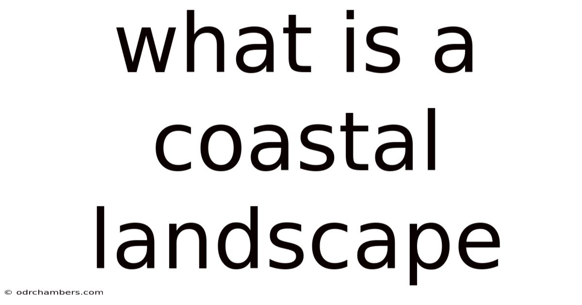 What Is A Coastal Landscape