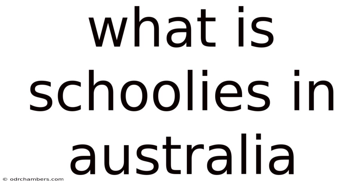 What Is Schoolies In Australia