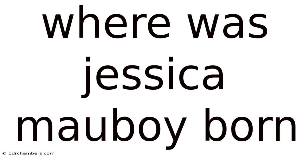 Where Was Jessica Mauboy Born