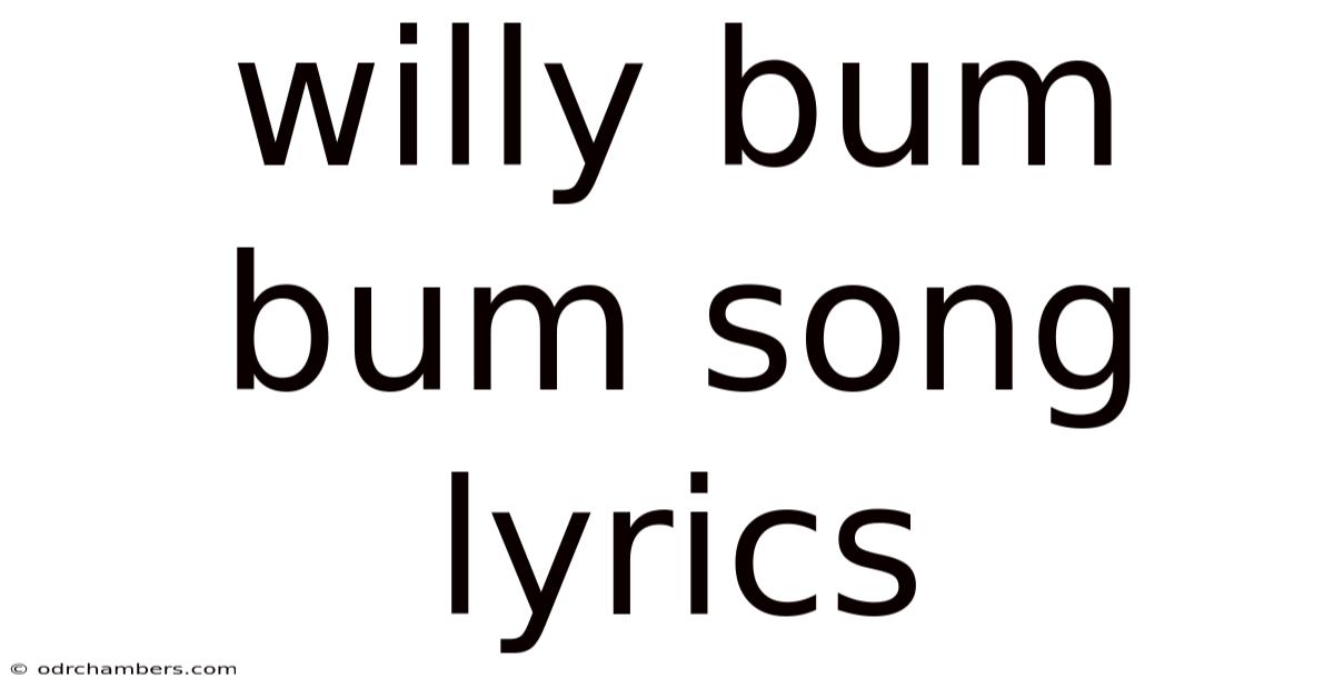 Willy Bum Bum Song Lyrics