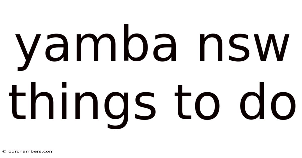 Yamba Nsw Things To Do