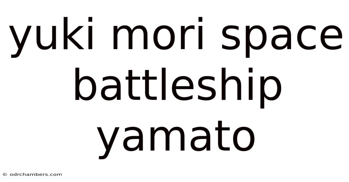 Yuki Mori Space Battleship Yamato